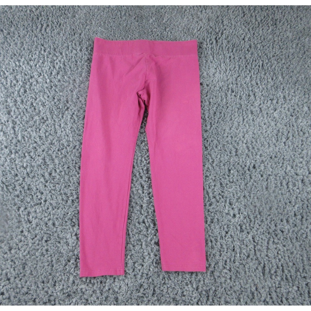 Logo Layers Pants Womens Medium Petite Pink Leggings Tapered 33x25*